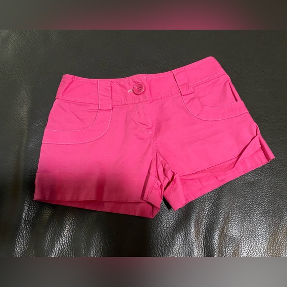 Y2K Vintage Star City Shorts Hot Pink Low Rise Sz 1 - Picture 4 of 9